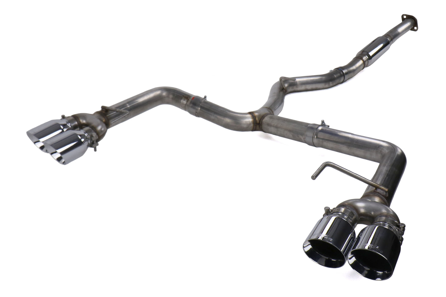 AWE3020-42058 AWE Track Edition Exhaust Chrome Silver Quad Tips (102mm) - 2015+ WRX / STI,