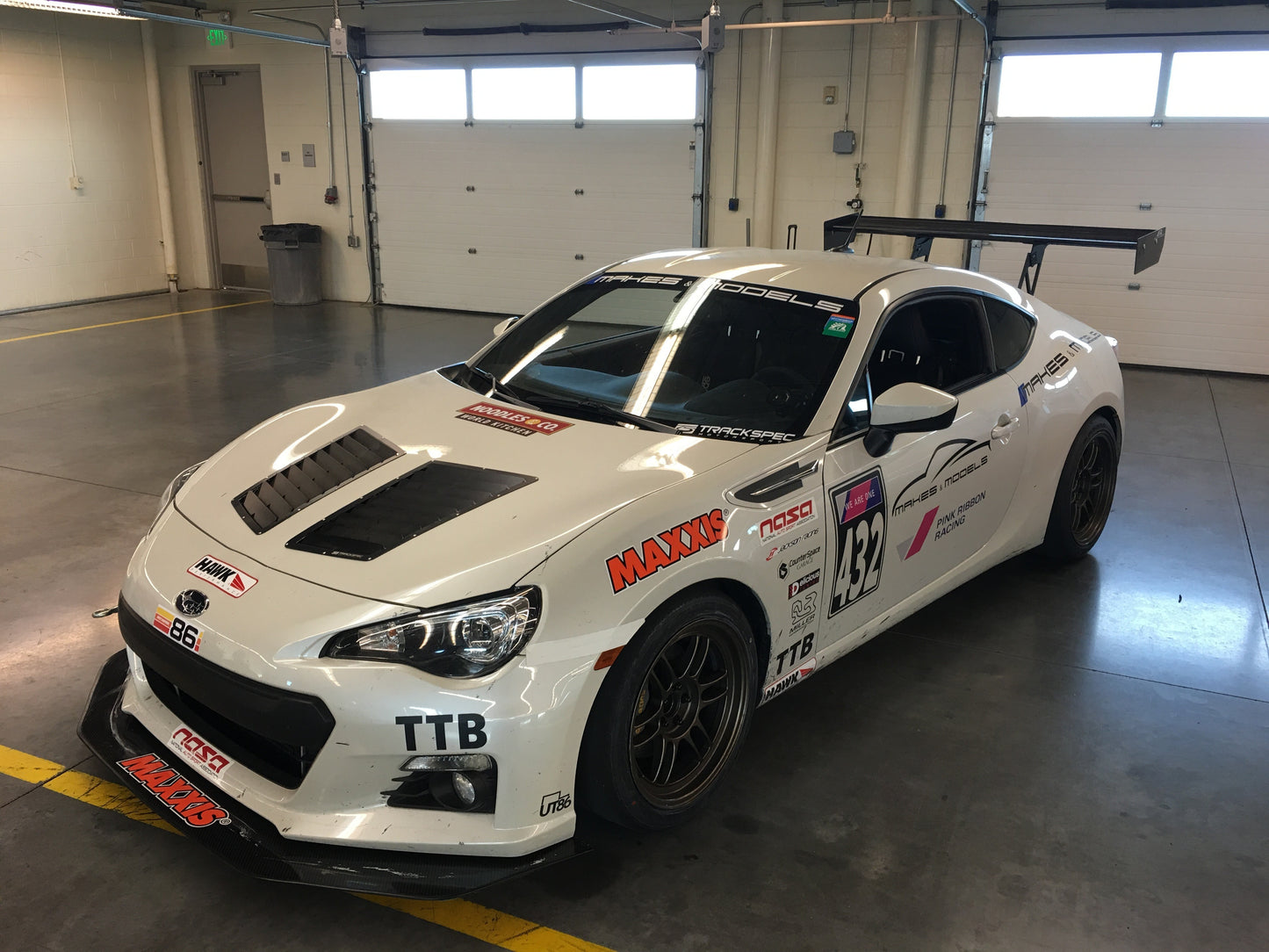 TRAFT86T1HL TrackSpec T1 Hood Louver Kit (Black) - 13+ FT-86,