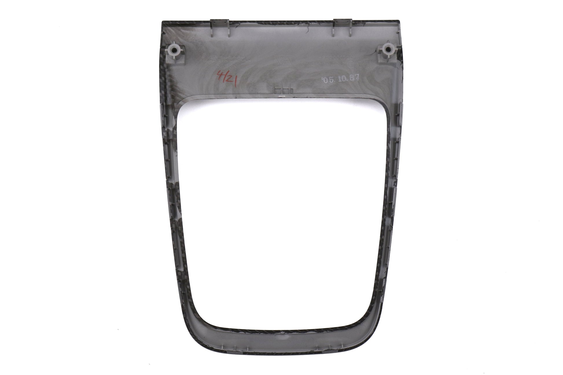 SUBJ1317VA110 Subaru Shifter Trim Plate - 2015+ WRX CVT-Carbon Fiber,