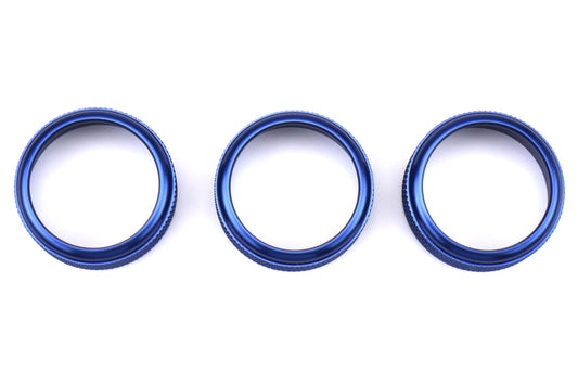 SBSSS15WRXACBL SubiSpeed Climate Control Knob Covers - 2015+ WRX / 2015+ STI / 2014+ Forester-Blue,
