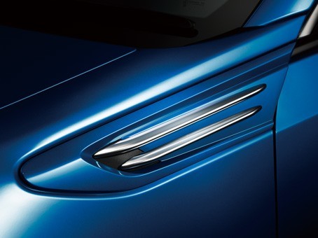 SUBE7117CA010 Subaru OEM JDM Satin Silver Fender Blade Trim Covers - 2017+ BRZ,