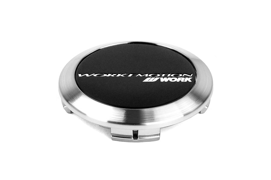 Work Wheels Emotion Center Cap Black Flat Type - Universal
