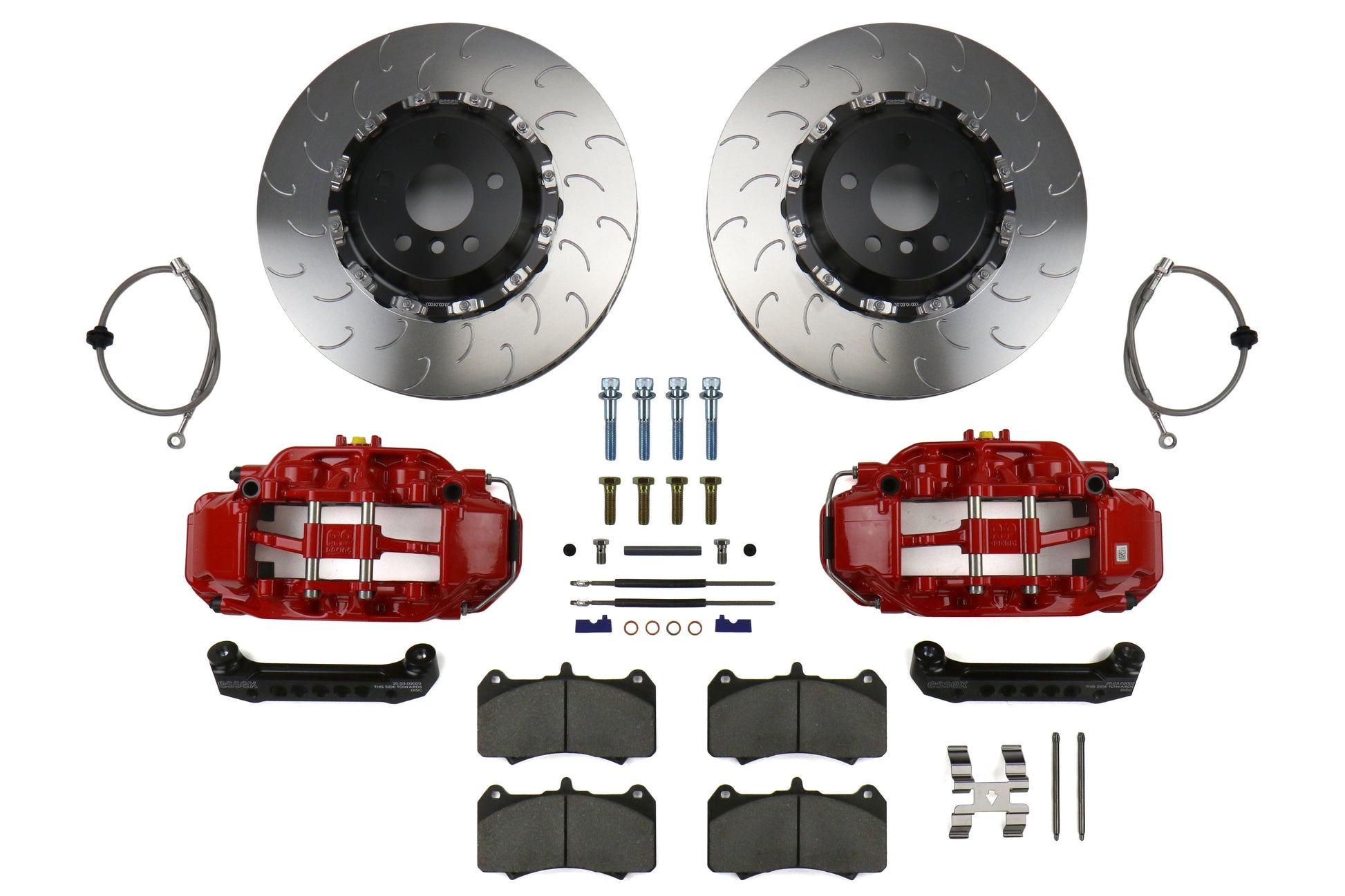 APC20.01.10002-RED AP Racing by Essex Road Brake Kit (Front 9562/380mm)- 2020 Supra-Red,