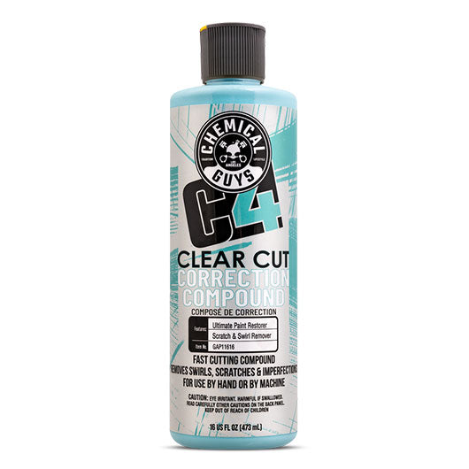 CHEGAP11616 Chemical Guys C4 Clear Cut Correction Compound (16 Fl. Oz.),