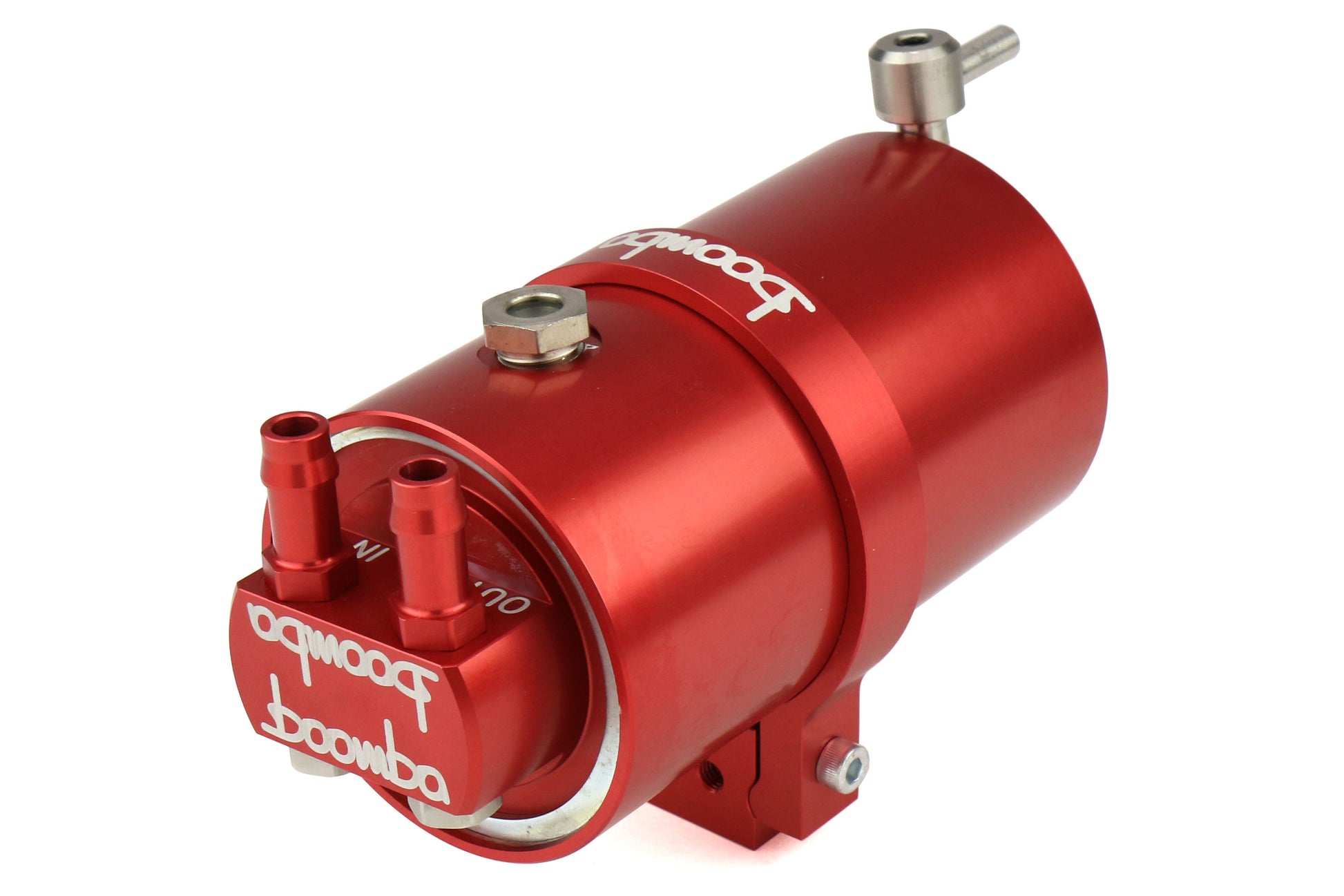 BBA031-00-026R Boomba Racing Stage 2 Oil Catch Can Kit (PCV) - 2015+ WRX-Red,