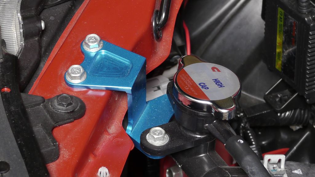 CUS965 730 D Cusco Aluminum Radiator Cap Stay - 2013+ FT86,