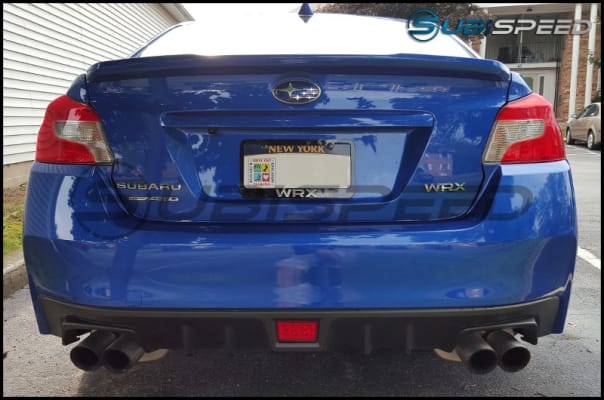 Subaru WRX License Plate Frame in Black - 2015-2021 Subaru WRX