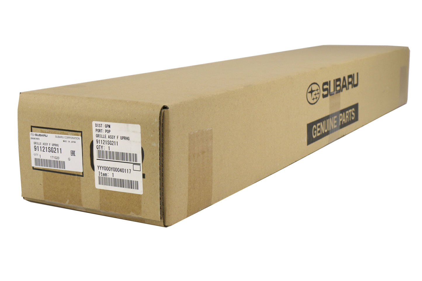 Subaru JDM Style Black Grille - Upper - 2014-2018 Subaru Forester