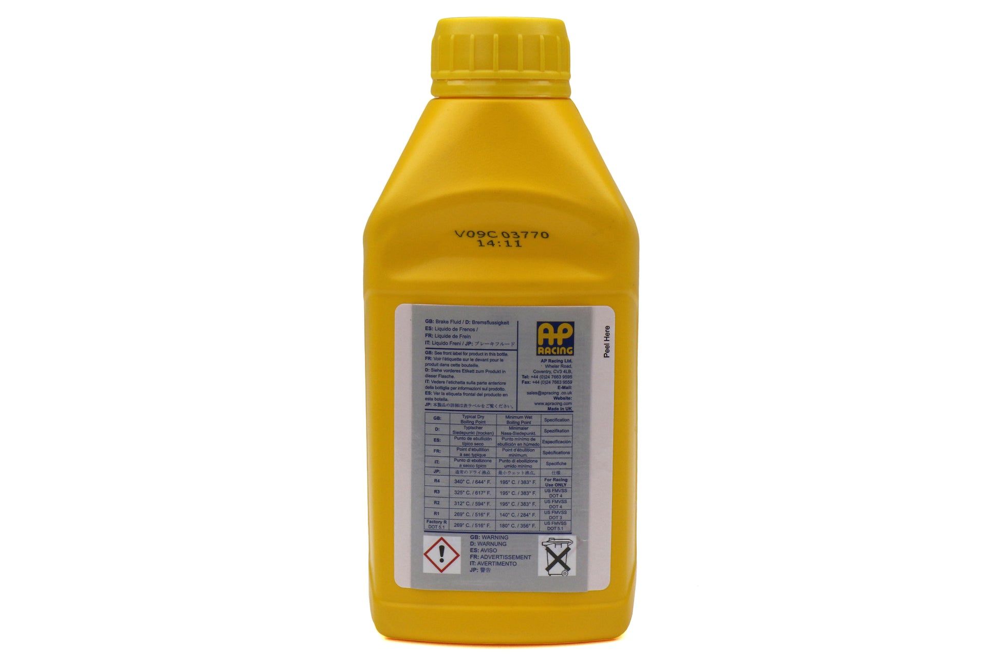 APC15 601500 AP Racing Formula DOT 5.1 Brake Fluid,