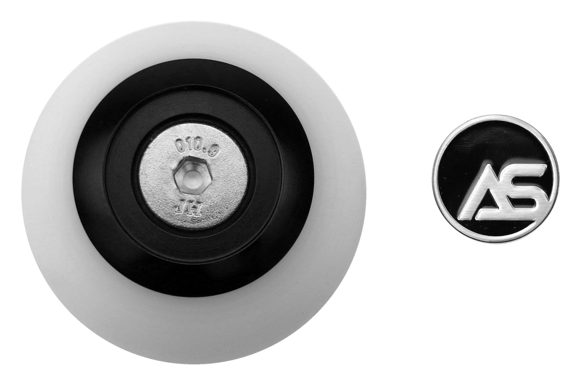 ASA1501010203 AutoStyled Subaru 6 Speed shift knob Black with White Delrin Center,