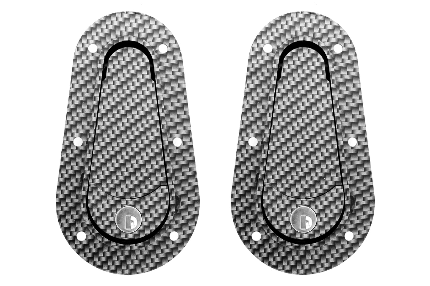 ACH125-3100 Aerocatch Hood Carbon Fiber Pins Flush Locking Kit - Universal,