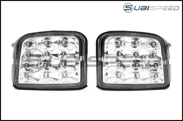 SubiSpeed USDM LED Front Turn Signal Housings - 2015-2021 Subaru WRX / STI