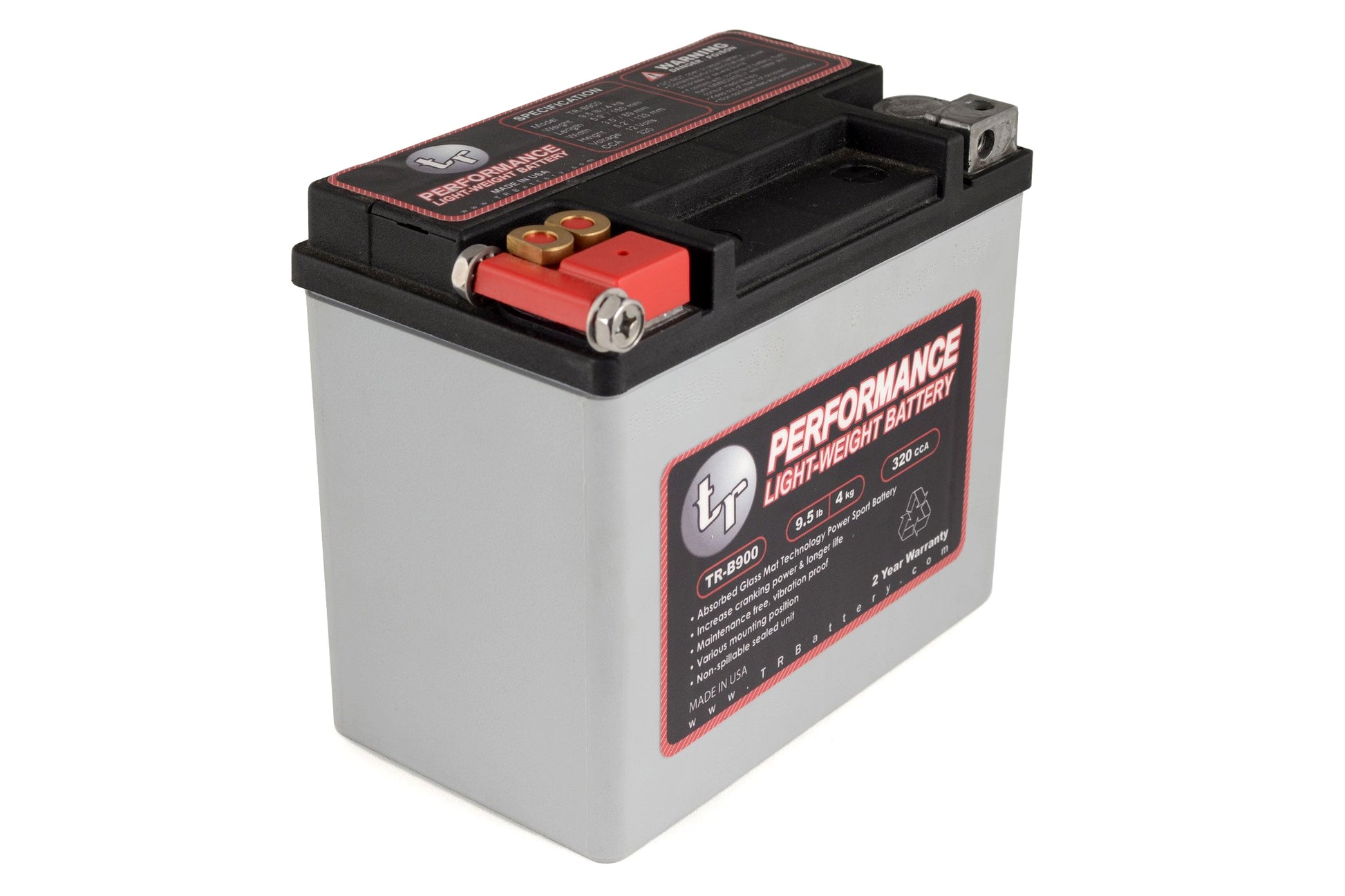 TMRTR-B900 Tomioka Racing B900 Lightweight Battery - Universal,