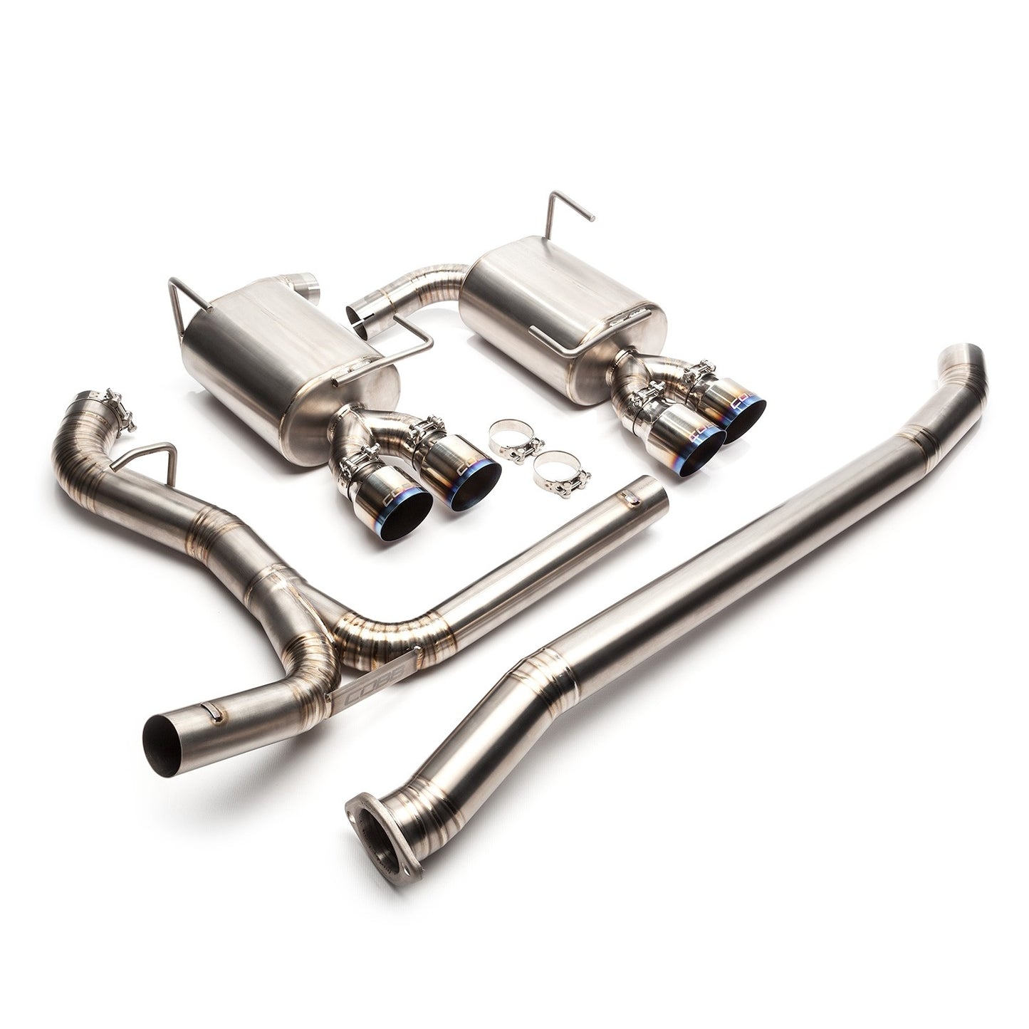 COB515140 Cobb Tuning Titanium Cat Back Exhaust System - 2015+ WRX / STI,