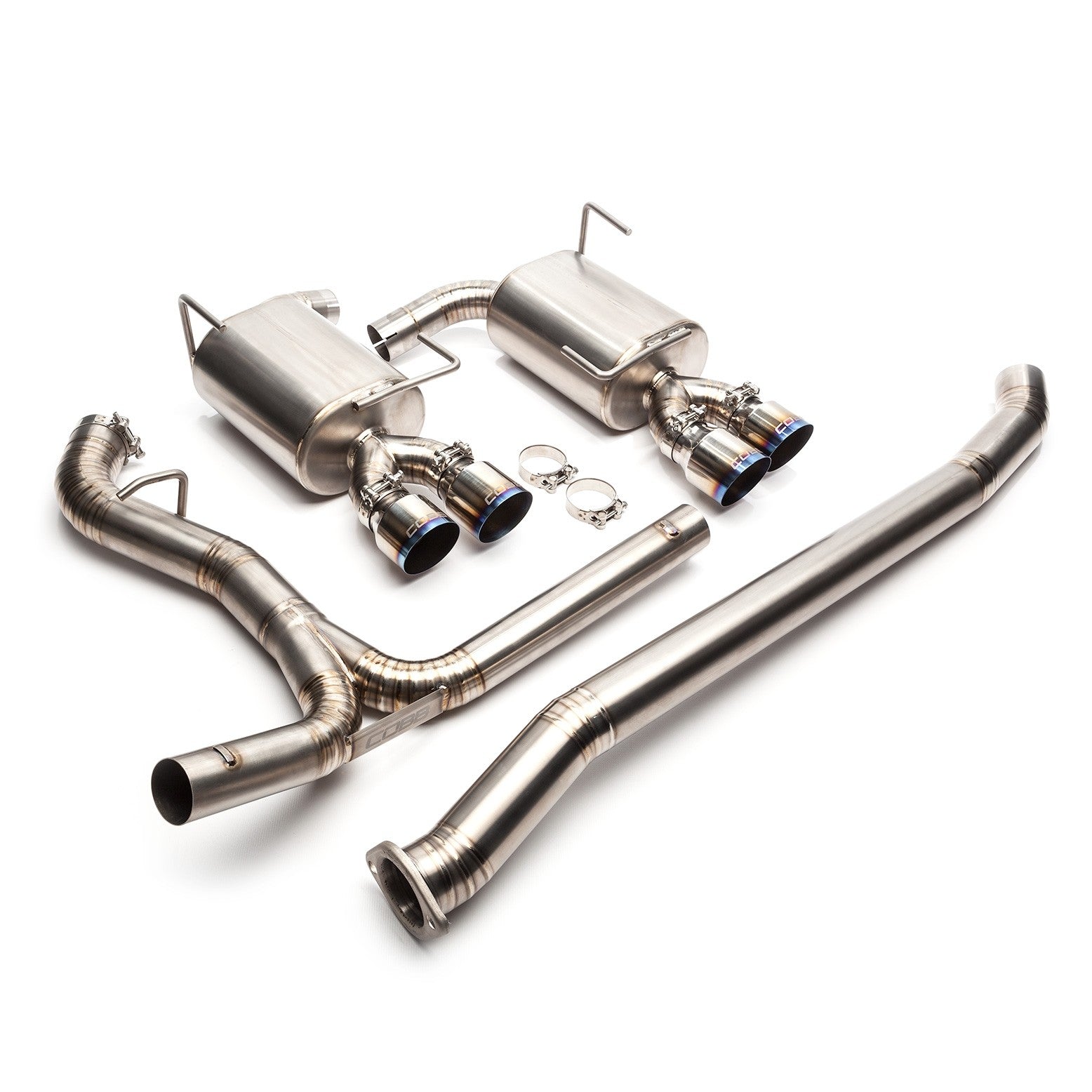 COB515140 Cobb Tuning Titanium Cat Back Exhaust System - 2015+ WRX / STI,