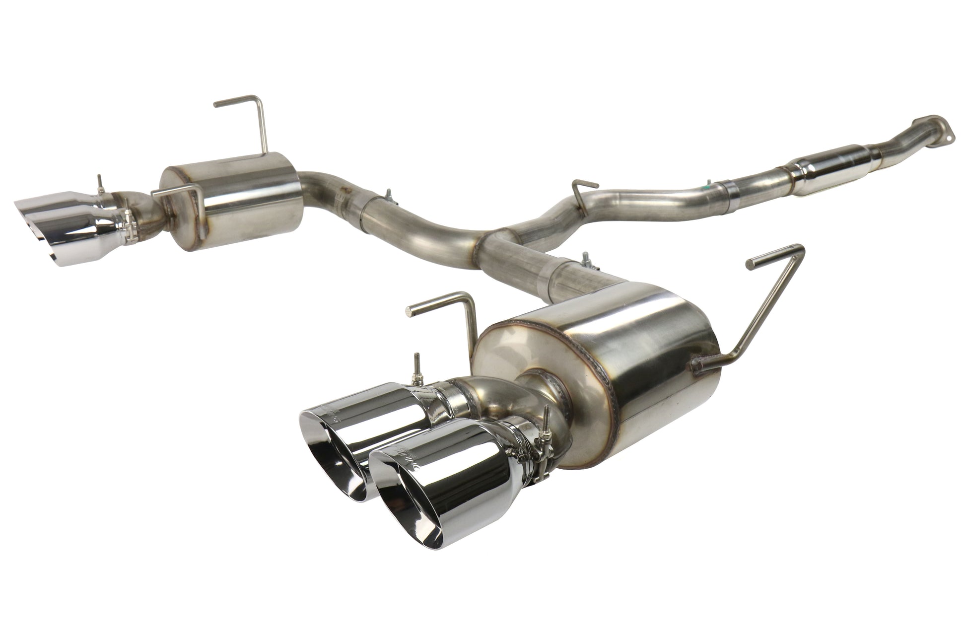 AWE3015-42098 AWE Touring Edition Exhaust Chrome Silver Quad Tips (102mm) - 2015+ WRX,