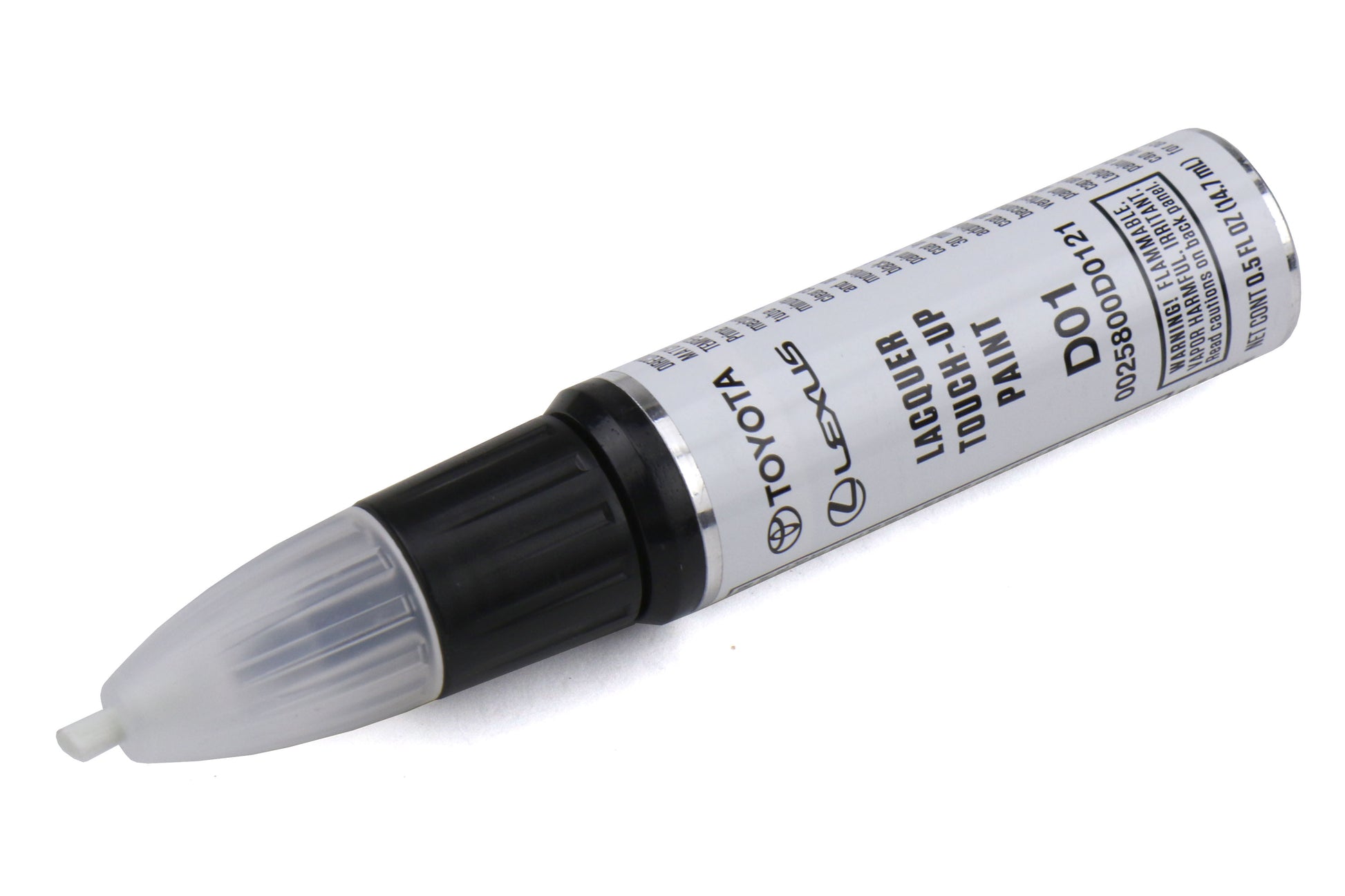 TOY00258-00D01-21 Toyota Touch Up Paint-Absolute Zero White,