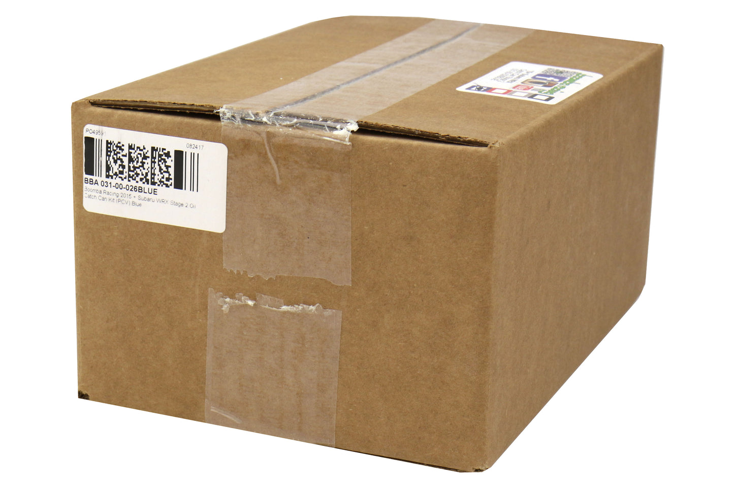 BBA031-00-026BLUE Boomba Racing Stage 2 Oil Catch Can Kit (PCV) - 2015+ WRX-Blue,