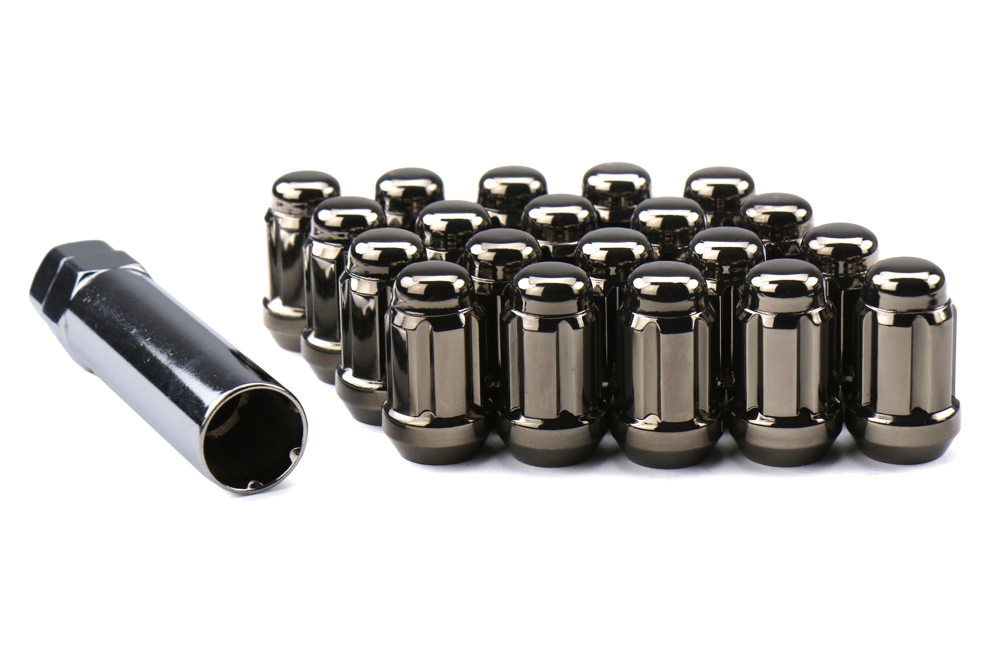 KIC41885T Muteki Closed Ended Lug Nuts - 2015+ WRX / 2015+ STI / 2013+ FT86-Black Chrome,