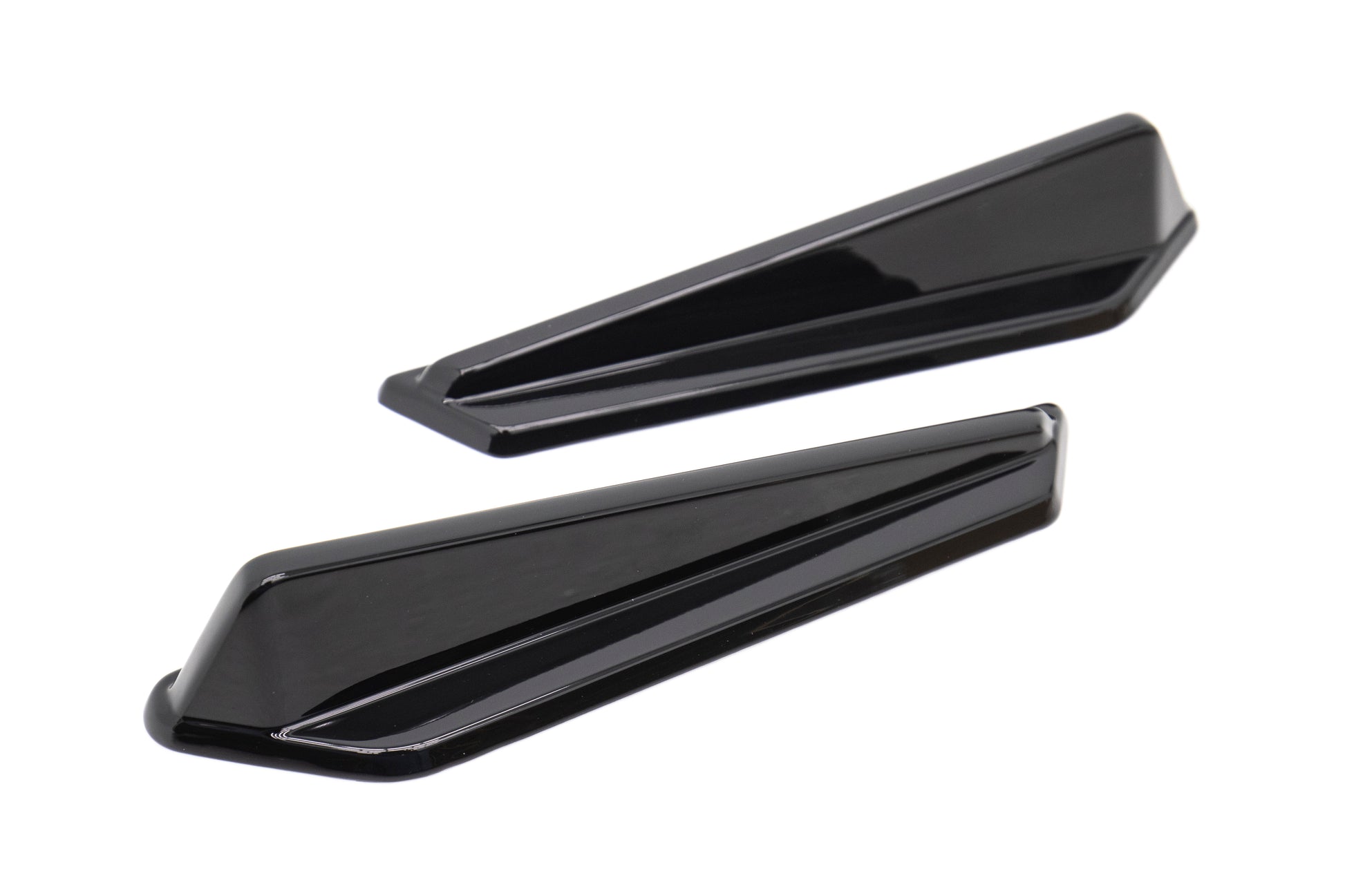 OLMA.70065.2 OLM Gloss Black JDM Style Canards - 2015+ WRX / STI,