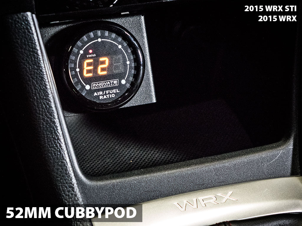 CUBCP015200W Cubbypod 52mm Gauge Pod - 2015+ WRX / 2015+ STI,