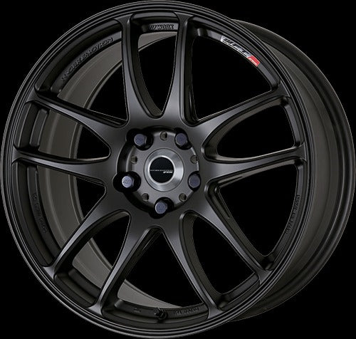 Work Wheels Emotion CR Kiwami Matte Black 19x9.5 +38mm 5x114.3 (Single Wheel) - 2015-2024 Subaru WRX / 2015-2021 STI / 2019-2024 Forester