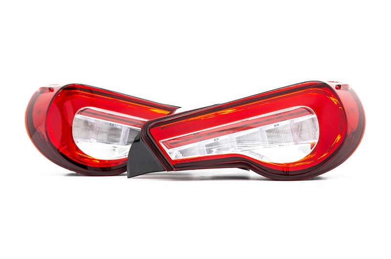 VALTT86Z-HC-2 Valenti Jewel LED Tail Lights (Red Lens, Chrome Reflector) - 2013+ FT86,