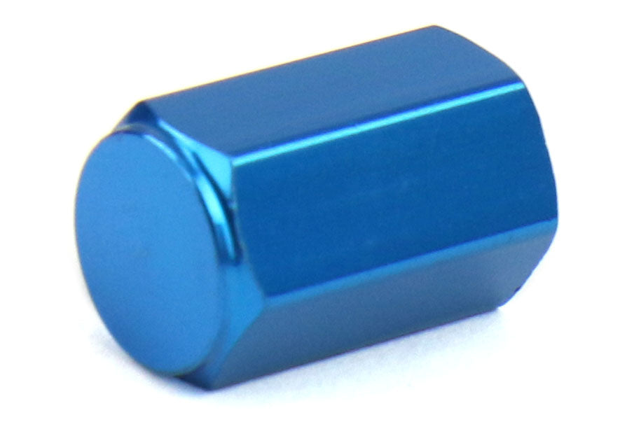 WMP45930U Wheel Mate TPMS Color Valve Step Sleeve and Cap Kit - Universal (Blue),