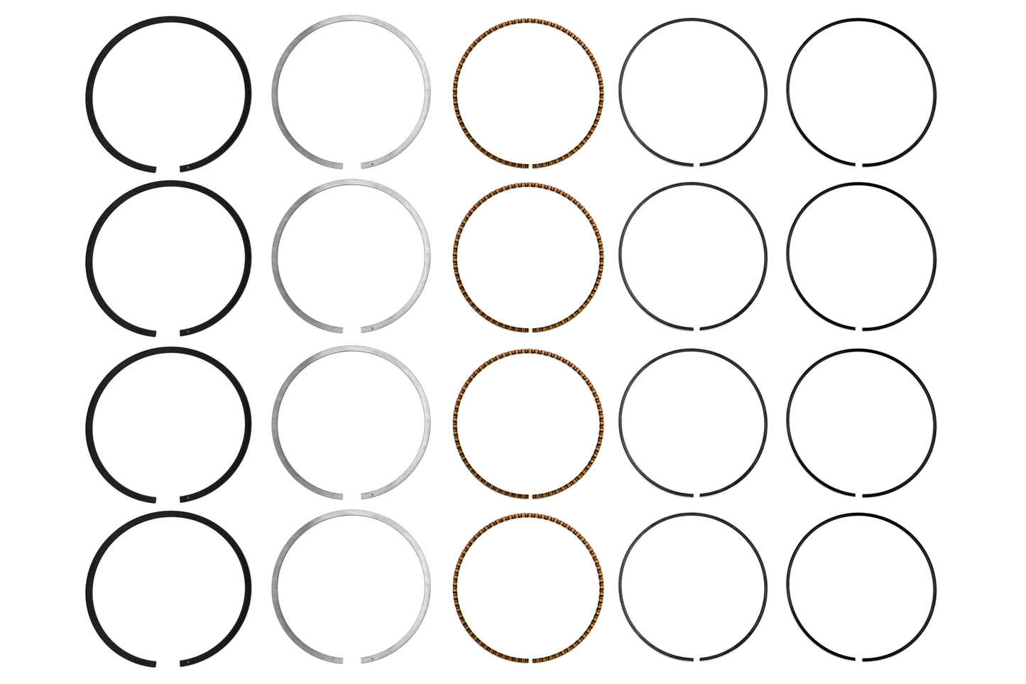 WISK588M92AP Wiseco Piston Set 92mm Bore - 2002-2005 Subaru WRX,