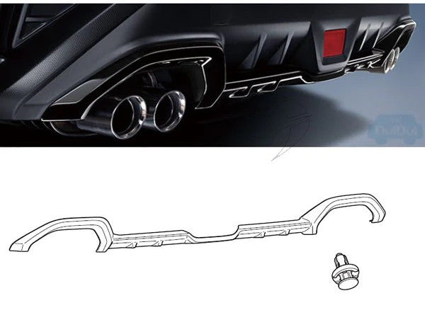 SKU: STIE5617VC500,,Subaru Rear Bumper Skirt Black,