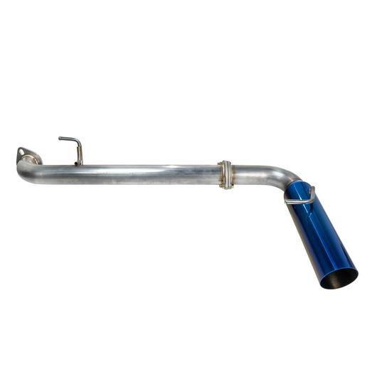 REMRO-TBZN-SL Remark Single-Exit Axleback Exhaust System BOSO Edition Burnt Blue Stainless Steel Tip,
