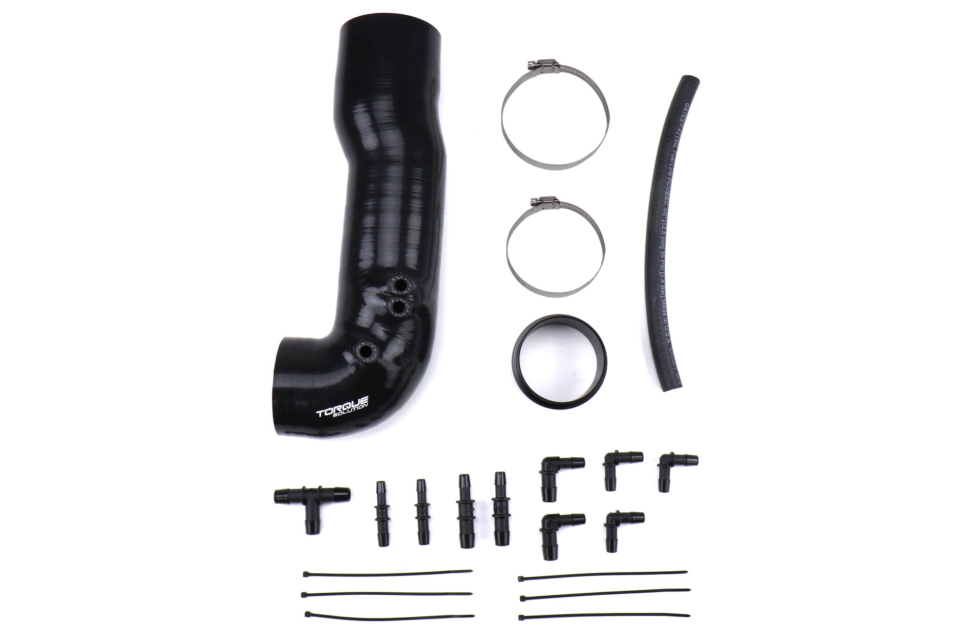 TQSTS-SU-598-NR Torque Solution Non-Recirculating Turbo Inlet Hose - Subaru WRX 2002-2007 / STI 2004+ / Forester XT 2004-2008,