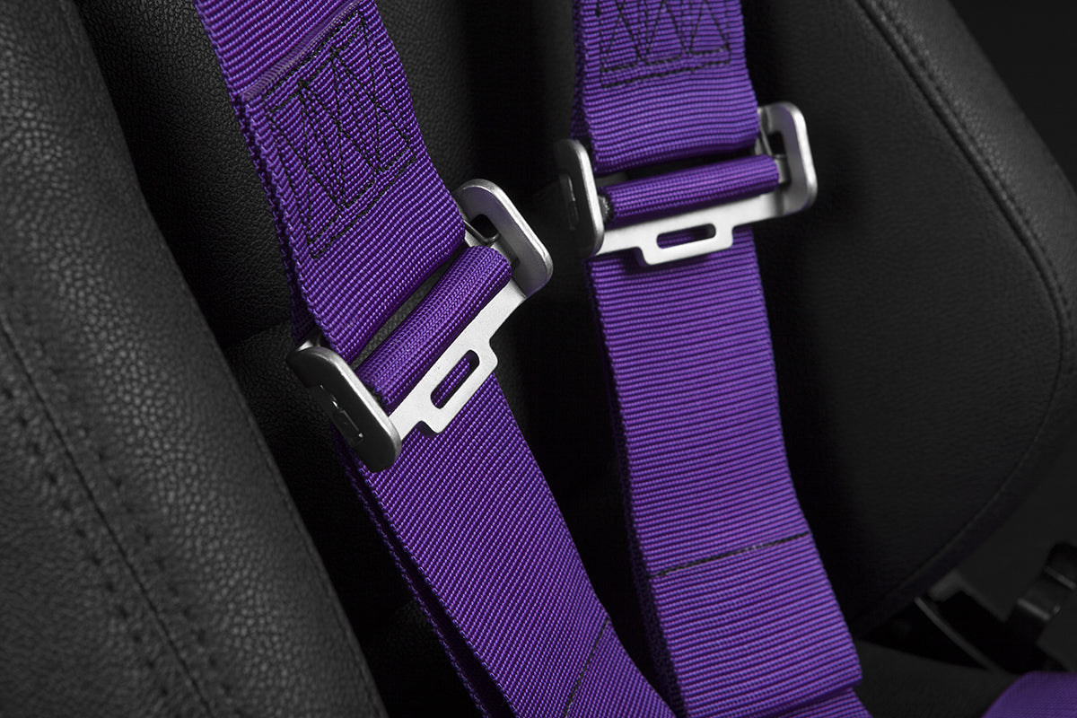 Braum 5 Point 3inch SFI Approved Racing Harness - Purple Each - Universal