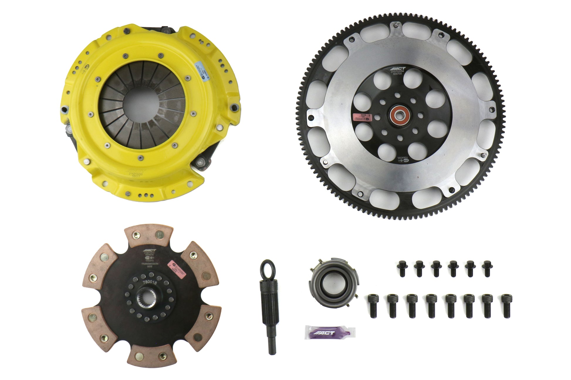 ACTSB8-HDR6 ACT Heavy Duty Solid 6-Puck Disc Clutch Kit Prolite Flywheel Included - 2013-2016 FR-S / 2013+ BRZ / 2017+ 86,
