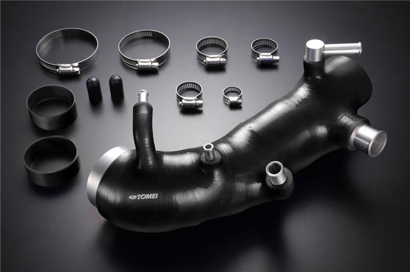 TOMTB301A-SB01B Tomei Silicone Turbo Inlet Hose (Black) - 2002-2007 Subaru WRX / 2004-2021 Subaru STI,
