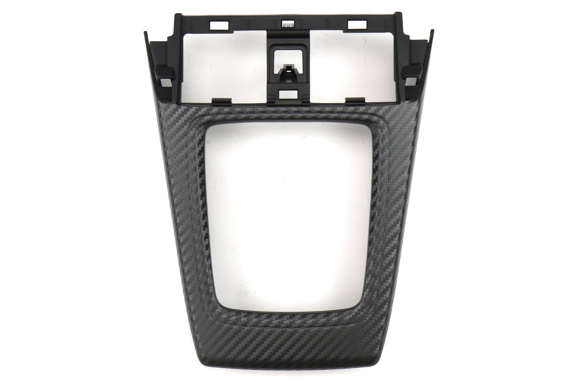 SUBJ1317SG400 Subaru OEM JDM 3D Carbon Fiber Shifter Plate - 2014+ Forester CVT,