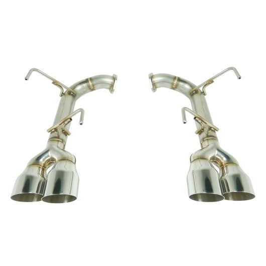 REMRO-TSVA-S4 Greddy Remark Axleback Exhaust 4in Tip - 2015+ WRX / STI-Stainless Tips-Single Wall,