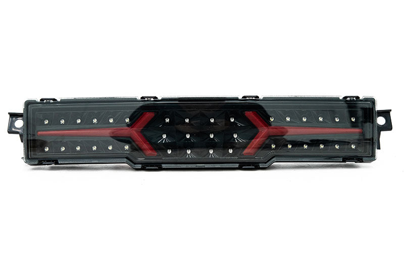 OLMA.70258.1-CBR-KIT OLM V1 Rear Fog Light (Clear Lens / Black Base / Red Bar) with OLM Plug-And-Play Harness - Subaru BRZ 2022+ / Toyota GR86 2022+,