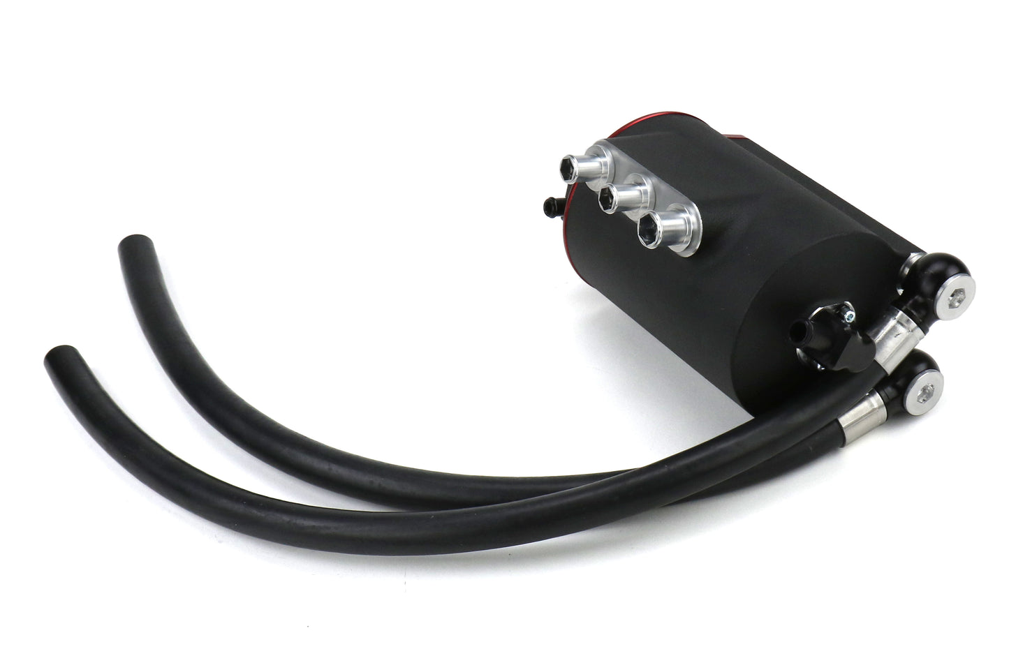 COB811615 COBB Tuning Air Oil Separator Black/Red - 2002-2007 Subaru WRX / 2004-2007 STI,