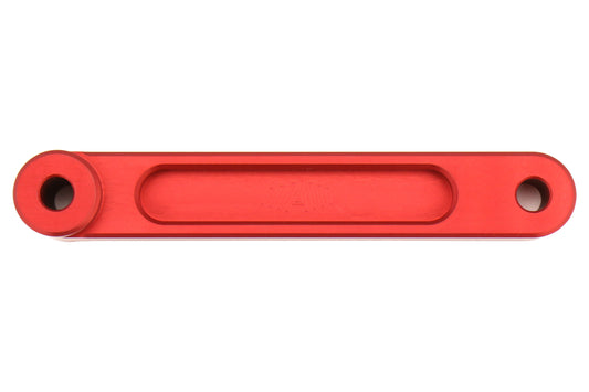 ALUALM-PIT-STOP-R Aluminati Solid Billet Pitch Stop Mount - 2015+ WRX / 2015+ STI / 2014+ Forester-Red,