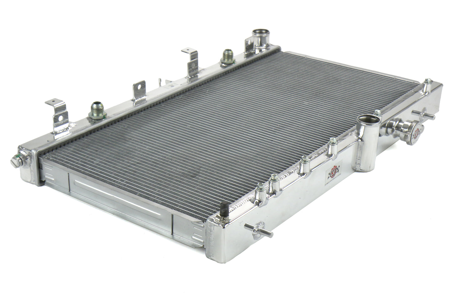 CSF3076O CSF Racing Radiator w/ Built-in Oil Cooler and Sandwich Plate - Subaru WRX/STi Manual 2002-2007,