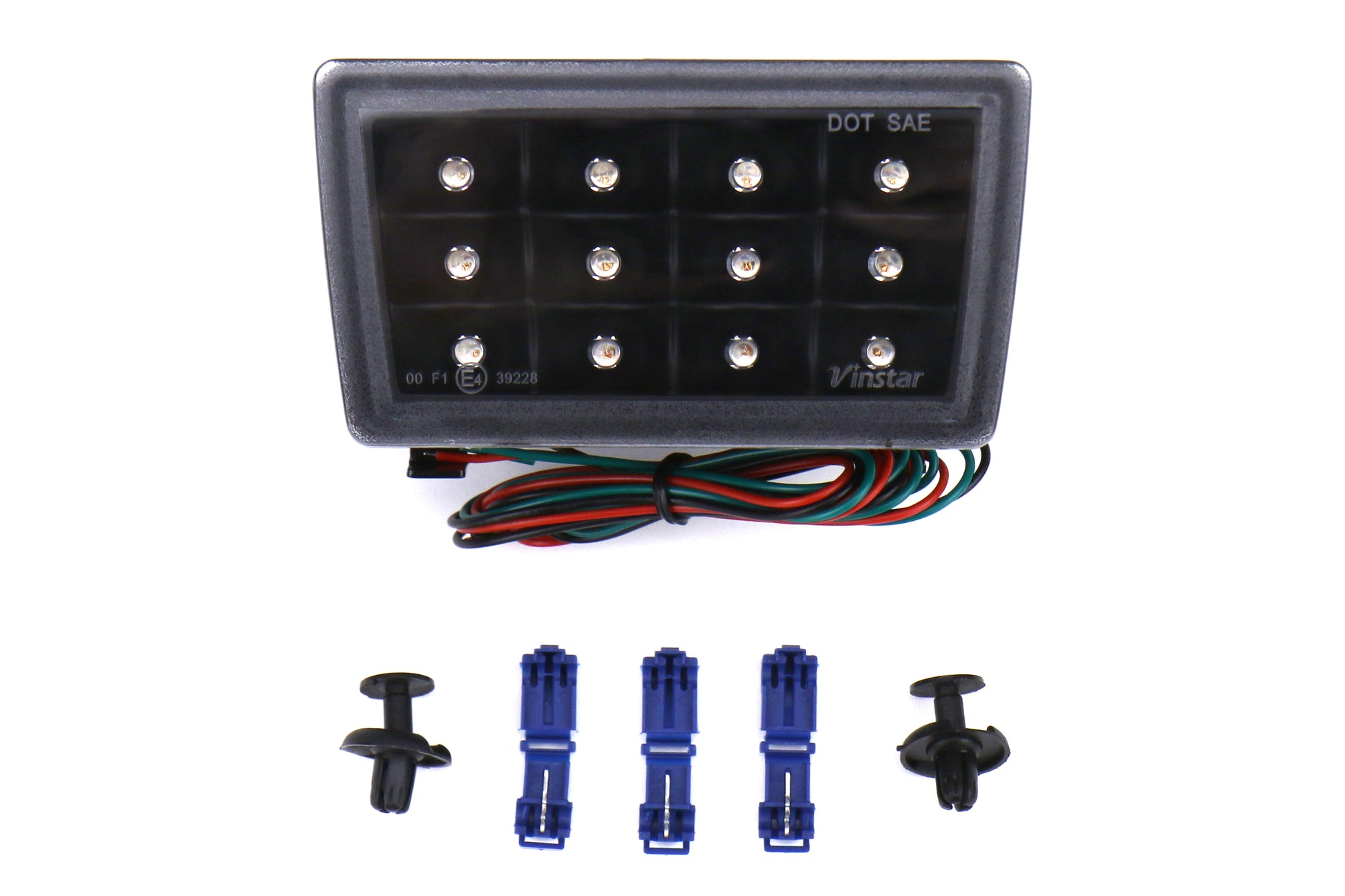GCS2015WRXRFOGMB GCS CS Style Rear F1 Fog / Brake Light - 2015+ WRX / 2015+ STI / 2013+ Crosstrek-Matte Black,