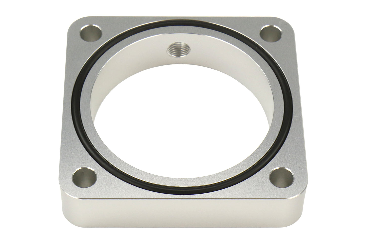 TQSTS-TBS-023 Torque Solutions Throttle Body Spacer (Silver or Red) - 2013+ BRZ-Silver,