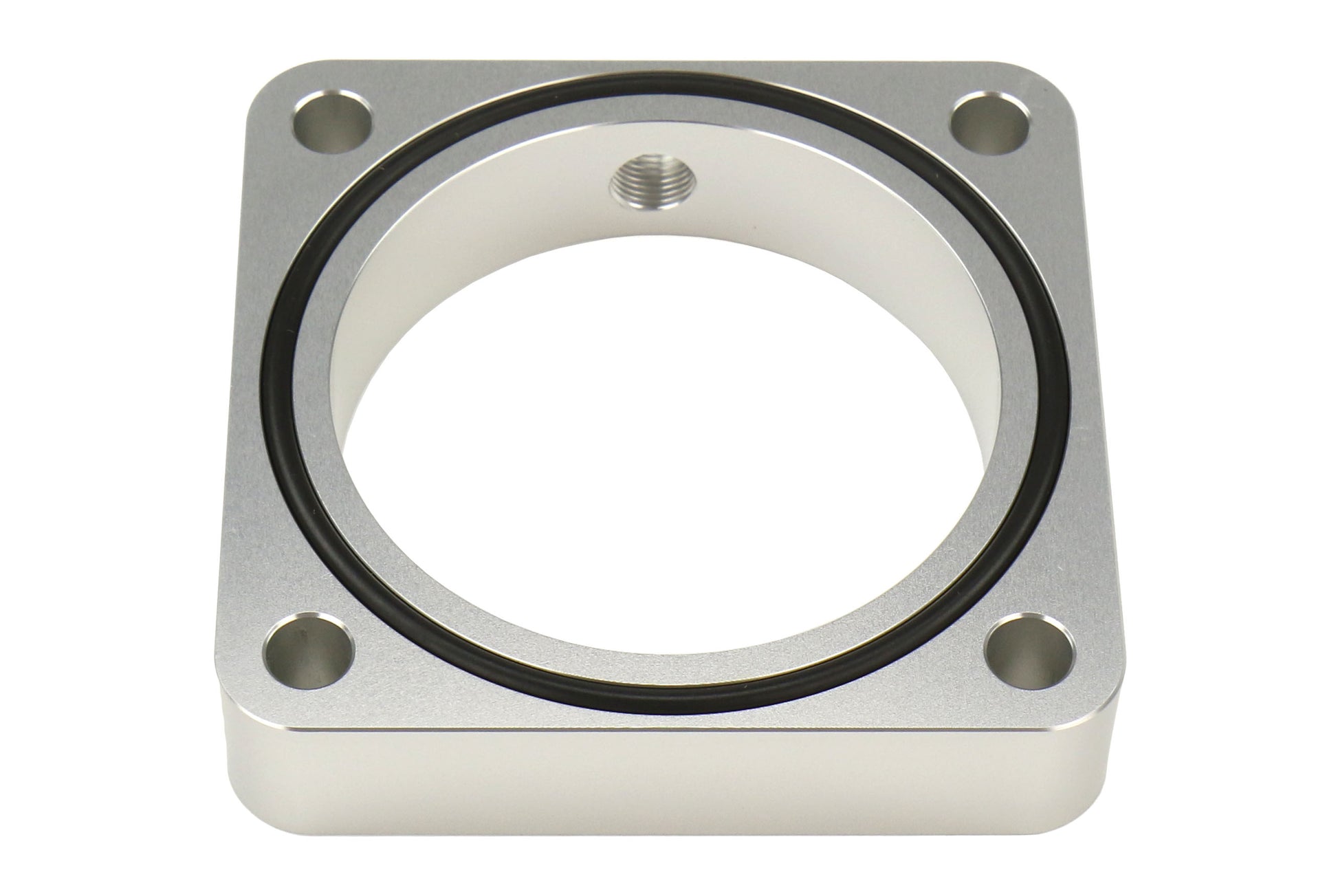 TQSTS-TBS-023 Torque Solutions Throttle Body Spacer (Silver or Red) - 2013+ BRZ-Silver,