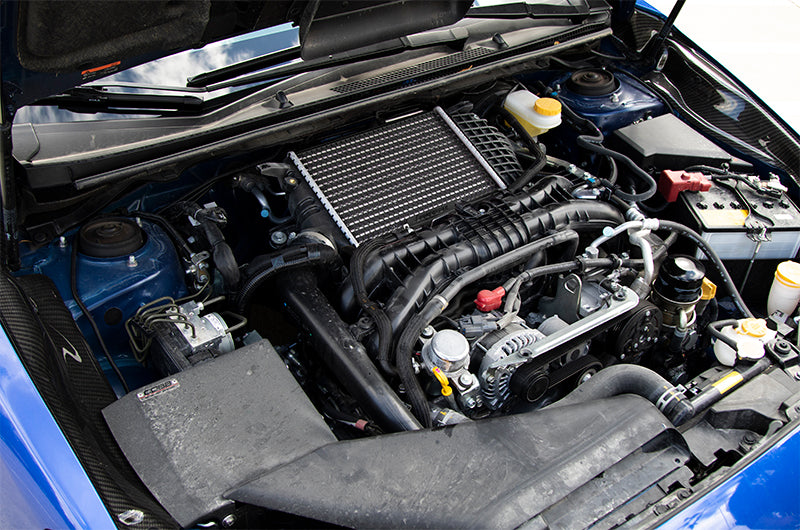 Compressive Tuning Air Shields Intercooler Protector Black - 2015-2021 Subaru WRX / 2014-2024 Forester XT