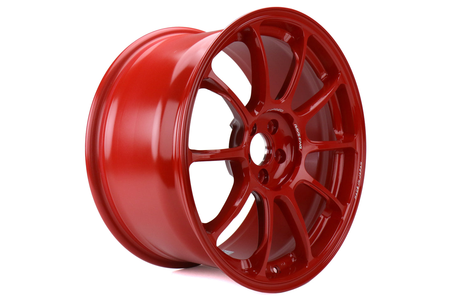 VLKWKZX43DR Volk ZE40 Red 18x9.5 +43 - 2013+ FT86 / 2014+ Forester x4,