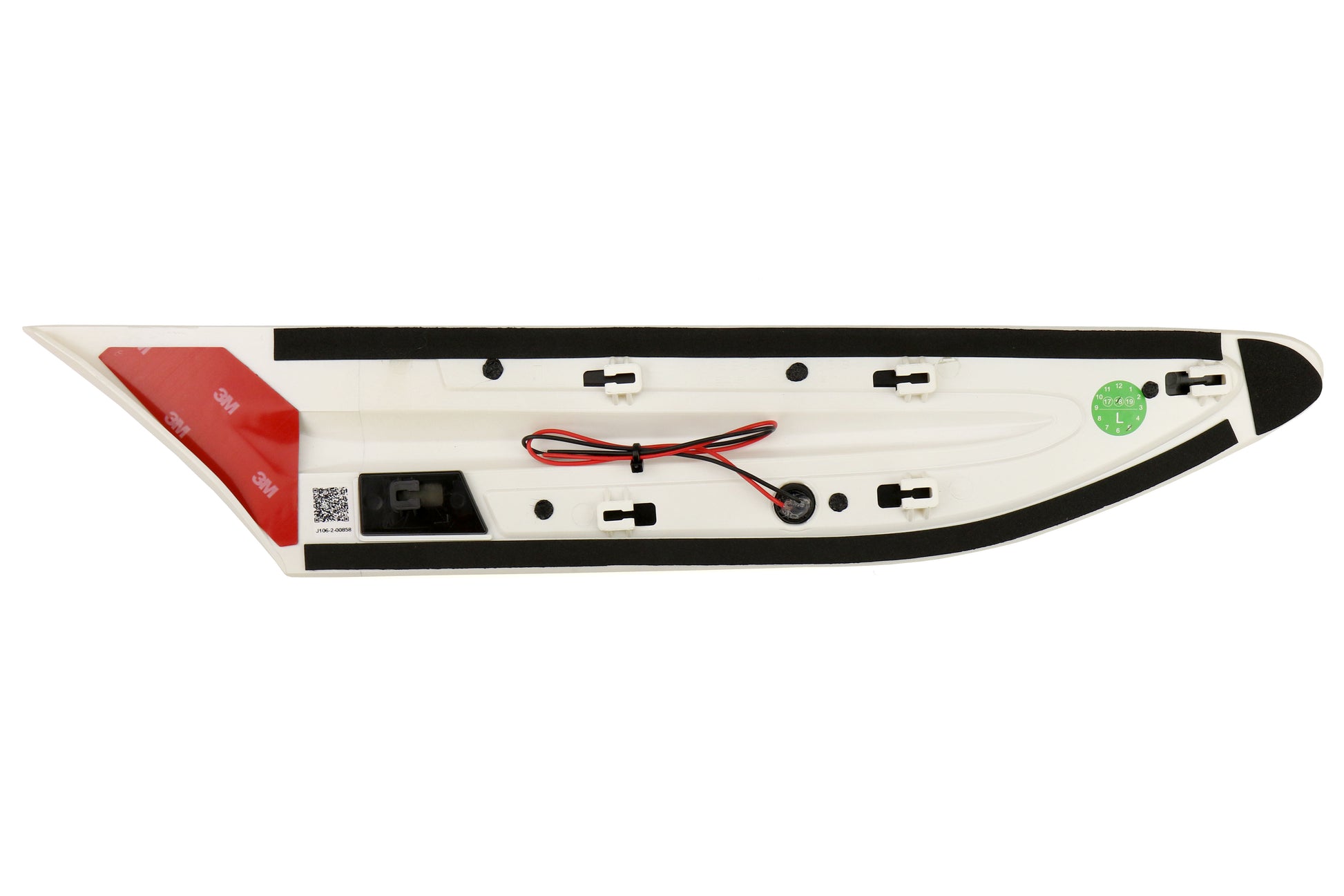 GCSBRZSTIFGAR-37J Turn Signal Paint Matched Fender Garnish - 2013+ FT86-Whiteout / White Pearl (37J),