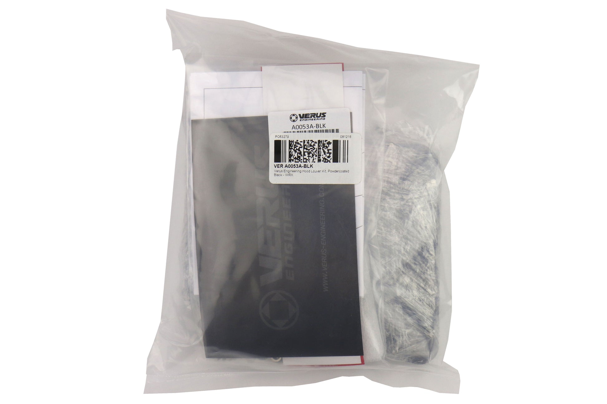 VERA0053A-BLK Velox Hood Louver (Vents) Kit - 2015+ WRX / STI-Black,