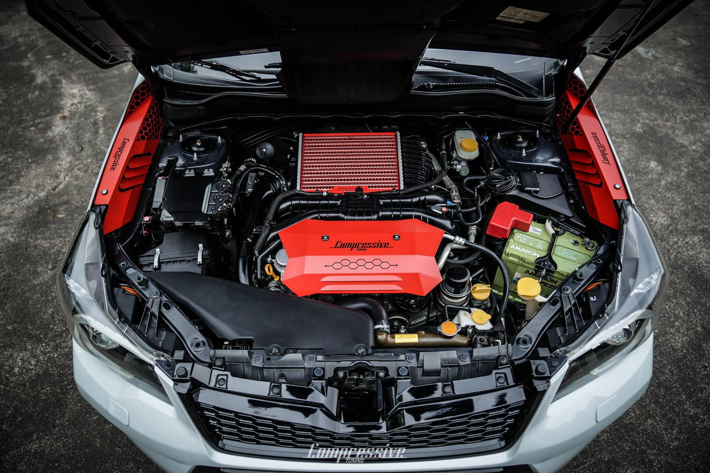 CMPDS1-RD-D Compressive Tuning Diamond Cover - 2015-2021 Subaru WRX,