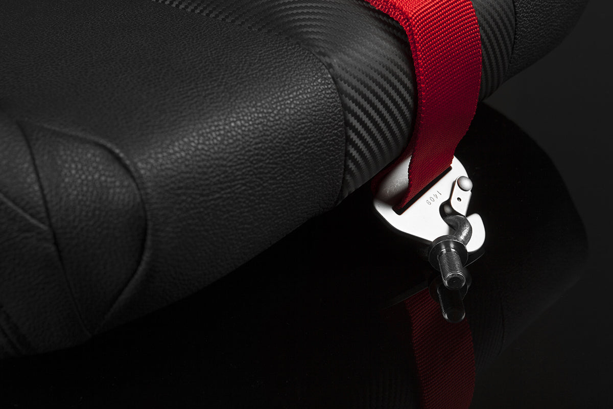 Braum 5 Point 3inch SFI Approved Racing Harness - Red Each - Universal